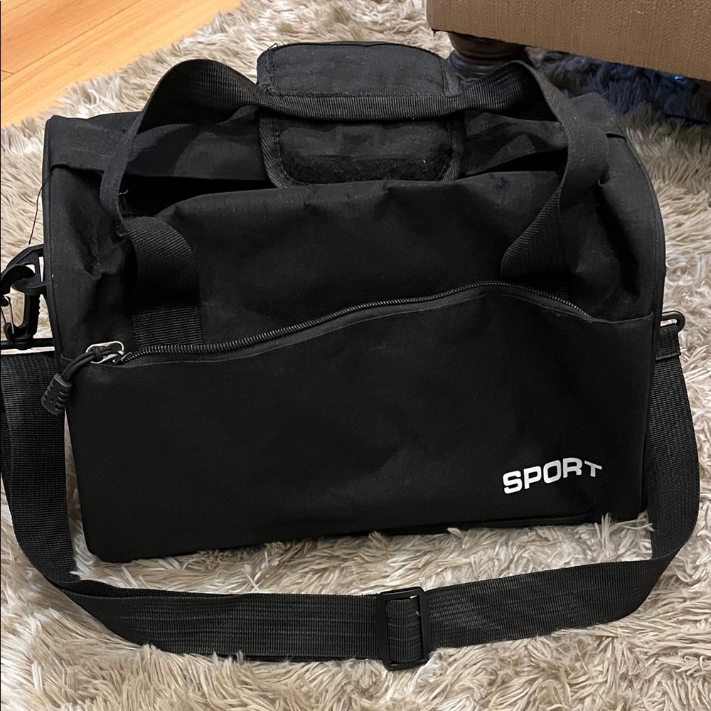 Sporto Black Duffel Bag for Men or Women